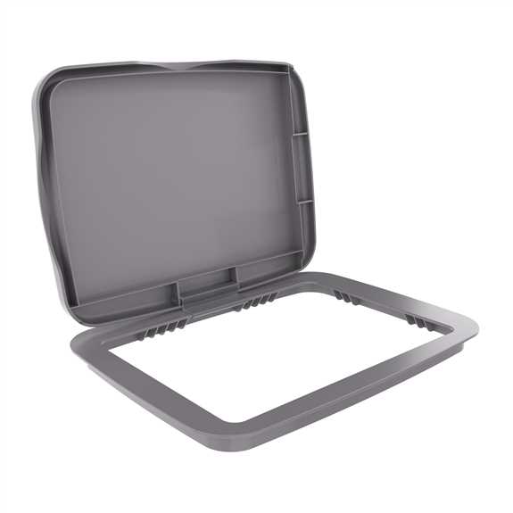 35/50 QT Silver Bi-Directional Lid